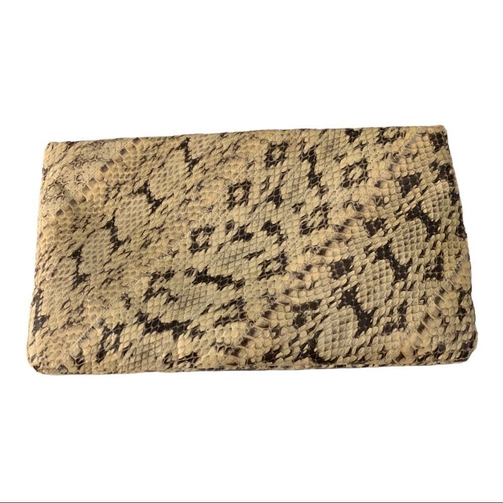 Vintage Snakeskin Clutch Crossbody by RONAY